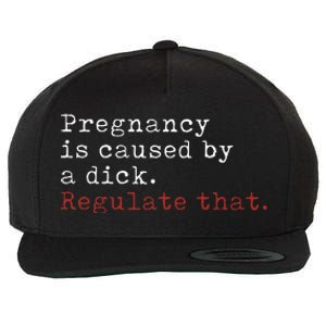 Pregnancy Is Caused By A Dick Regulate That Feminist Wool Snapback Cap