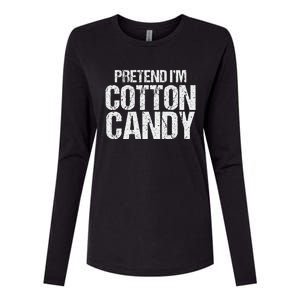 Pretend I'm Cotton Candy Easy Halloween Costume Womens Cotton Relaxed Long Sleeve T-Shirt