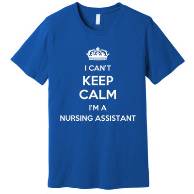 Profession I Cant Keep Calm Im A Nursing Assistant Meaningful Gift Premium T-Shirt