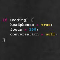Programming If Coding Headphones Cool Gift Programming Cool Gift Cool Gift Garment-Dyed Heavyweight T-Shirt