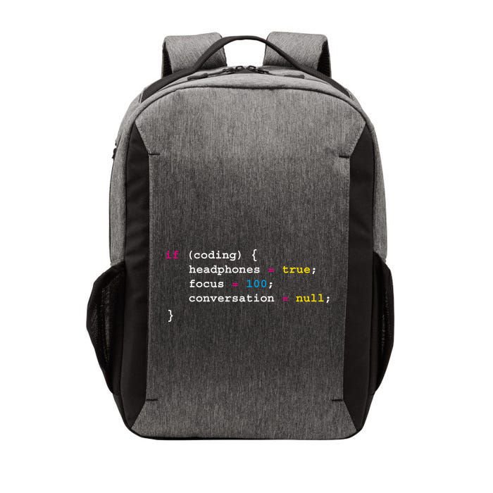 Programming If Coding Headphones Cool Gift Programming Cool Gift Cool Gift Vector Backpack
