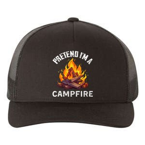 Pretend IM Campfire Funny Halloween Costume Yupoong Adult 5-Panel Trucker Hat