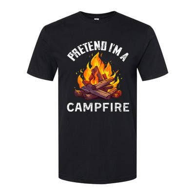 Pretend IM Campfire Funny Halloween Costume Softstyle CVC T-Shirt