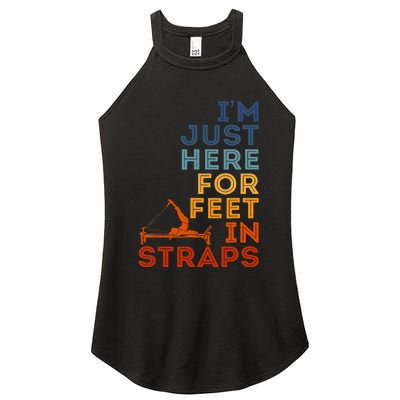 Pilates Instructor Coach Pun For Gym Exercise Fitness Lover Women's Perfect Tri Rocker Tank