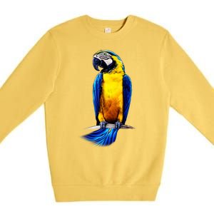 Parrot In Clouds Premium Crewneck Sweatshirt