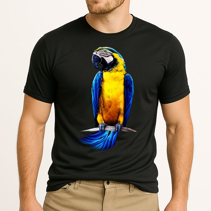 Parrot In Clouds Cooling Performance Crew T-Shirt