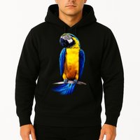Parrot In Clouds Hoodie