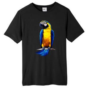 Parrot In Clouds Tall Fusion ChromaSoft Performance T-Shirt