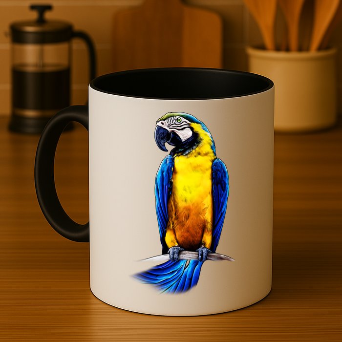 Parrot In Clouds Mug