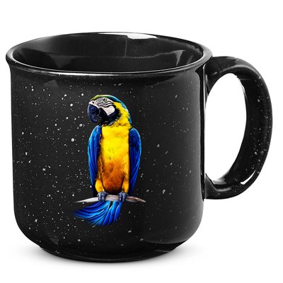Parrot In Clouds 15oz Campfire Ceramic Mug