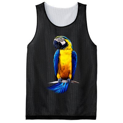 Parrot In Clouds Mesh Reversible Basketball Jersey Tank