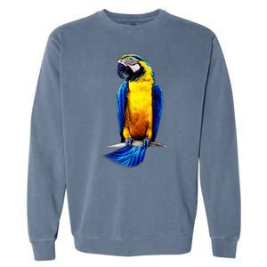 Parrot In Clouds Garment-Dyed Sweatshirt