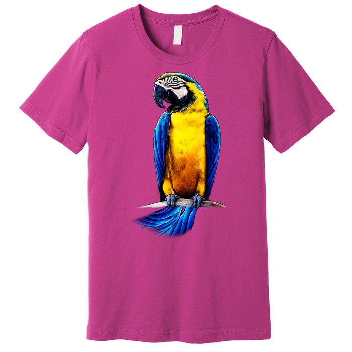 Parrot In Clouds Premium T-Shirt