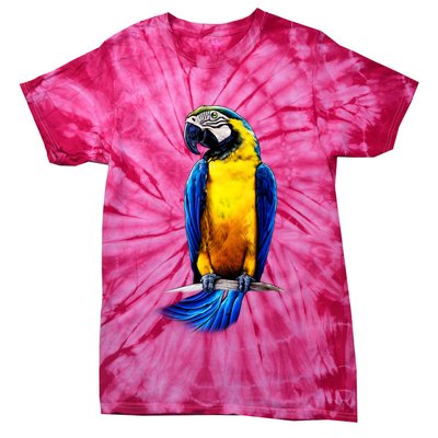 Parrot In Clouds Tie-Dye T-Shirt