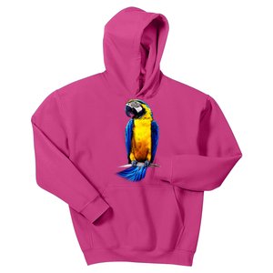 Parrot In Clouds Kids Hoodie