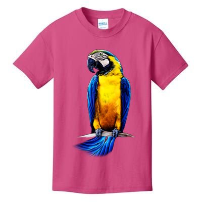 Parrot In Clouds Kids T-Shirt