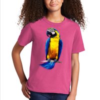Parrot In Clouds Kids T-Shirt