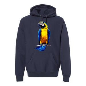 Parrot In Clouds Premium Hoodie