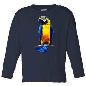 Parrot In Clouds Toddler Long Sleeve Shirt