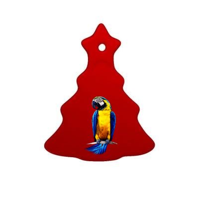 Parrot In Clouds Ceramic Tree Ornament