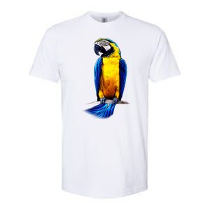 Parrot In Clouds Softstyle CVC T-Shirt