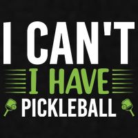 Pickleball I Can't I Have Pickleball Funny Pickleball Ladies PosiCharge Tri-Blend Wicking Tank