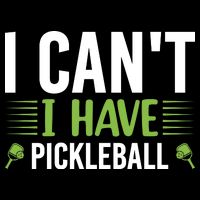 Pickleball I Can't I Have Pickleball Funny Pickleball 7-Panel Snapback Hat