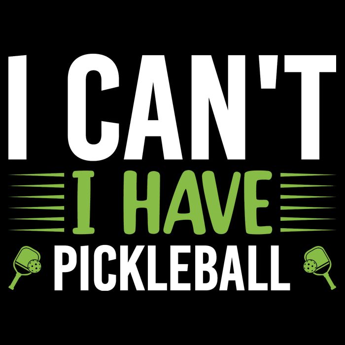 Pickleball I Can't I Have Pickleball Funny Pickleball 7-Panel Snapback Hat