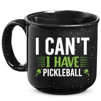 Pickleball I Can't I Have Pickleball Funny Pickleball 15oz Campfire Ceramic Mug