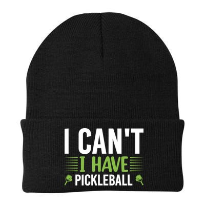 Pickleball I Can't I Have Pickleball Funny Pickleball Beanie