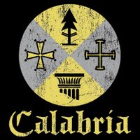 Proud Italian Calabrese Calabria Italy Flag Flat Bill Trucker Hat