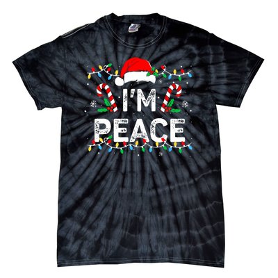 Peace I Come In Peace Couple Matching Ugly Christmas Sweater Tie-Dye T-Shirt