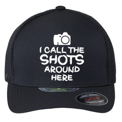 Photography I Call The Shots Photographer Camera Premium Flexfit Unipanel Trucker Cap