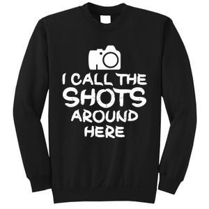 Photography I Call The Shots Photographer Camera Premium Sweatshirt