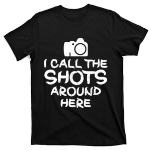 Photography I Call The Shots Photographer Camera Premium T-Shirt