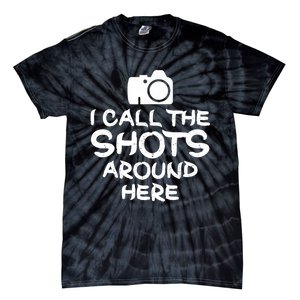 Photography I Call The Shots Photographer Camera Premium Tie-Dye T-Shirt