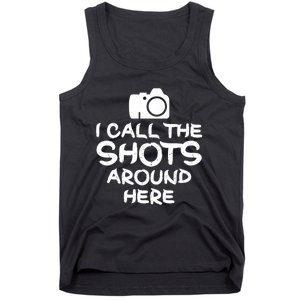 Photography I Call The Shots Photographer Camera Premium Tank Top