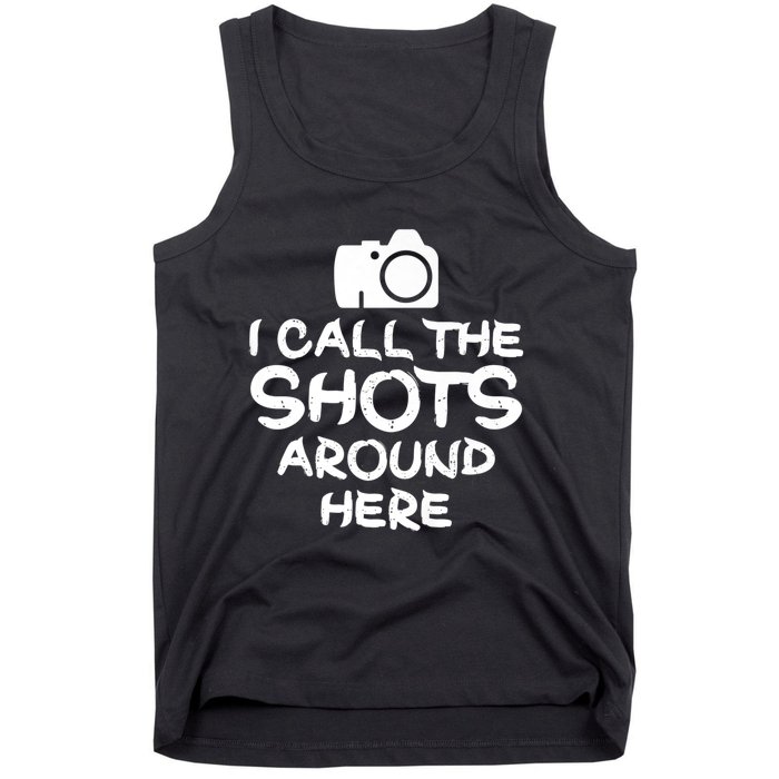 Photography I Call The Shots Photographer Camera Premium Tank Top