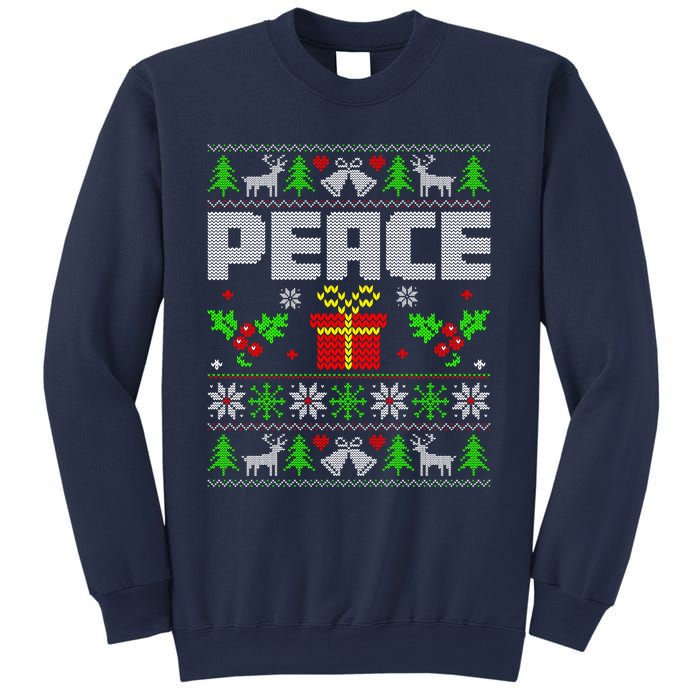 Peace I Come In Peace Couple Matching Ugly Christmas Sweatshirt