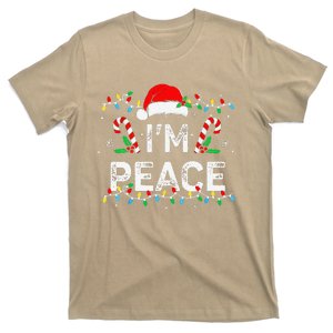 Peace I Come In Peace Couple Matching Ugly Christmas Sweater T-Shirt