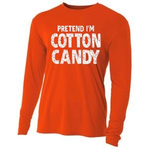 Pretend Im Cotton Candy Easy Halloween Costume Cooling Performance Long Sleeve Crew