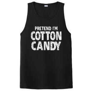 Pretend Im Cotton Candy Easy Halloween Costume PosiCharge Competitor Tank