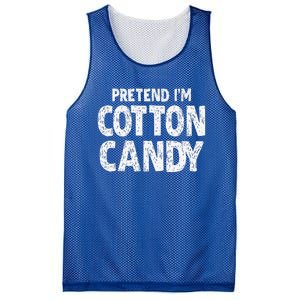 Pretend Im Cotton Candy Easy Halloween Costume Mesh Reversible Basketball Jersey Tank