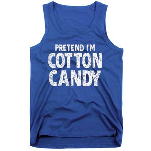 Pretend Im Cotton Candy Easy Halloween Costume Tank Top