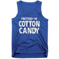 Pretend Im Cotton Candy Easy Halloween Costume Tank Top