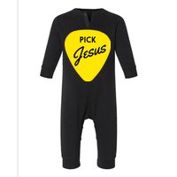 Pick Jesus Infant Fleece One Piece