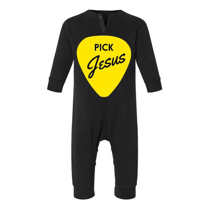 Pick Jesus Infant Fleece One Piece