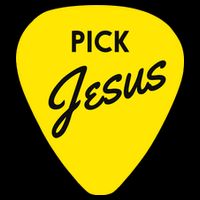 Pick Jesus Drawstring Bag