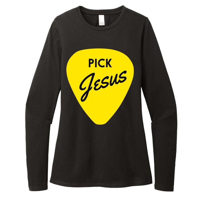 Pick Jesus Womens CVC Long Sleeve Shirt