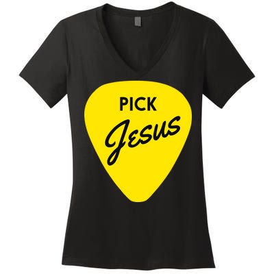 Pick Jesus Women's V-Neck T-Shirt